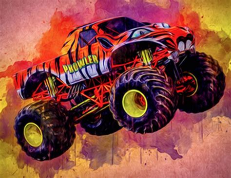 monster truck posters free